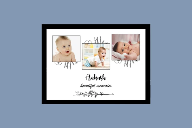 Baby Birthday Frame